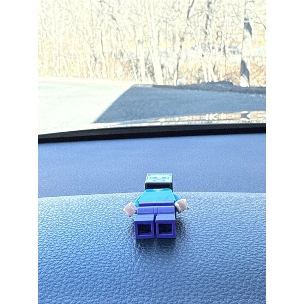 LEGO STEVE Dark Purple Legs Minecraft Minifigure min009‎